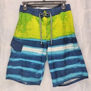 Burnside Swim Trunks Long Shorts One Pocket Size 28